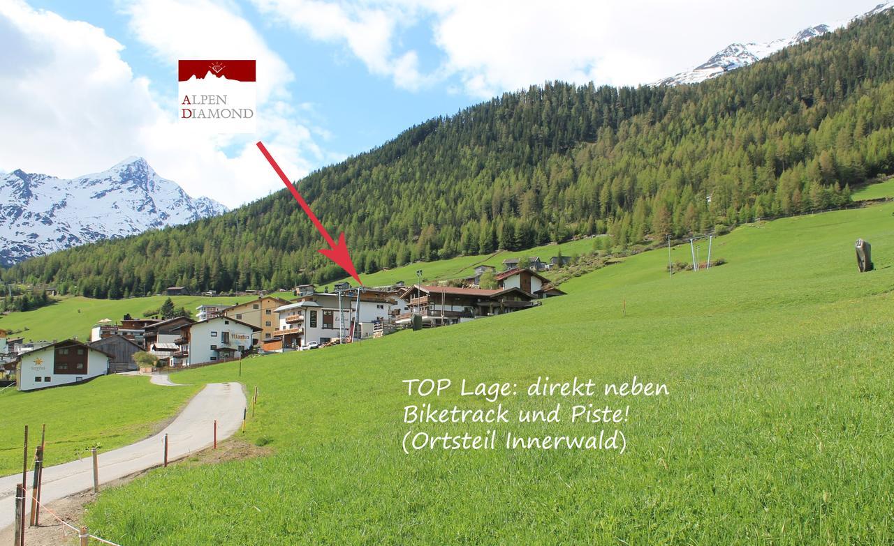 Alpendiamond Ski In & Bike Out Apartments Top 200, 400 & Penthouse 600 Solden Bagian luar foto